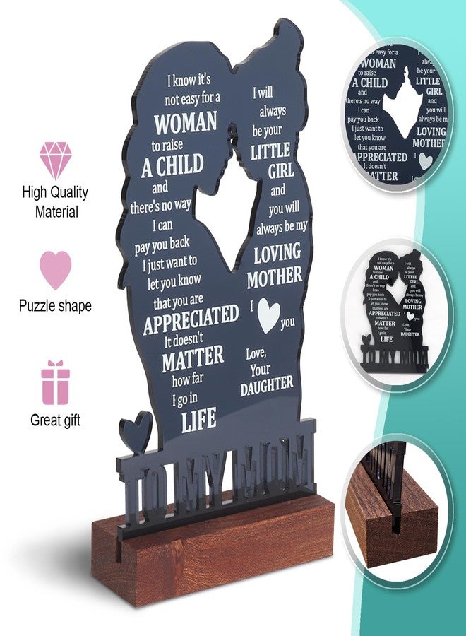 Heartfelt Gifting هدايا للأم من ابنتها - هدايا مميزة للأم في عيد الأم، لوحة تذكارية للأم تحمل معنى خاصاً، هدايا للأم وابنتها "إلى أمي" في عيد الميلاد، عيد الحب، وعيد الفصح - Image 3